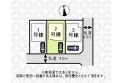 【区画図】陽当たりの良い南道路です。
（実測図ではありません）