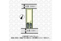 【区画図】車の出し入れがしやすい並列カースペース！
（実測図ではありません）