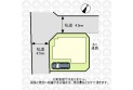 【区画図】三方道路・通路につき開放感があります。
（実測図ではありません）