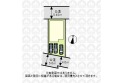 【区画図】車の出し入れがしやすい並列カースペース！
（実測図ではありません）