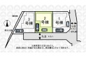 【区画図】車種によりますがカースペース2台分確保！
（実測図ではありません）