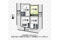 【区画図】陽当たりが良さそうな東側道路です。
（実測図ではありません）