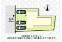 【区画図】車が出し入れしやすい並列カースペース！
（実測図ではありません）