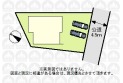 【区画図】車の出し入れがしやすい並列カースペース！
（実測図ではありません）