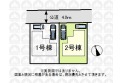 【区画図】車種によりますがカースペース2台分確保！
（実測図ではありません）