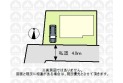 【区画図】南道路につき陽当り良好です。
（実測図ではありません）