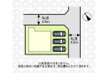 【区画図】開放感と陽当たりの良い角地です。
（実測図ではありません）