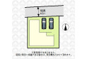 【区画図】車が出し入れしやすい並列カースペース！
（実測図ではありません）