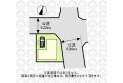 【区画図】開放感のある角地です。
（実測図ではありません）