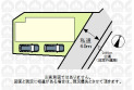 【区画図】34坪以上のゆとりある敷地です。
（実測図ではありません）