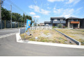 【外観】現地全景　建築条件無し土地のためお好きなハウスメーカーで建築できます。