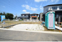 【外観】現地全景　建築条件無し土地のためお好きなハウスメーカーで建築できます。