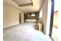 【居間】建築中