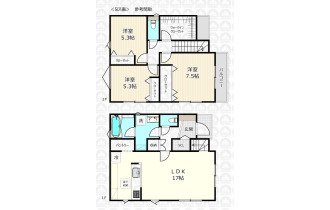 【間取】建物参考プラン