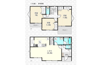 【間取】建物参考プラン