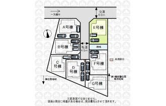 【区画図】開放感のある角地です。
（実測図ではありません）