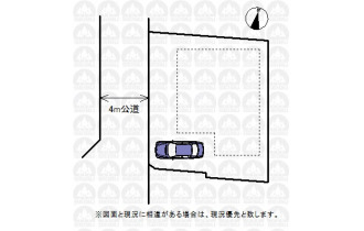 【区画図】実測図ではございません