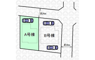 【区画図】実測図ではございません