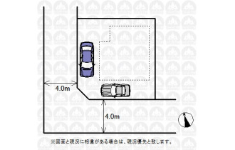 【区画図】実測図ではございません