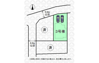 【区画図】実測図ではございません