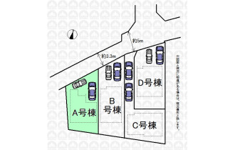 【区画図】実測図ではございません