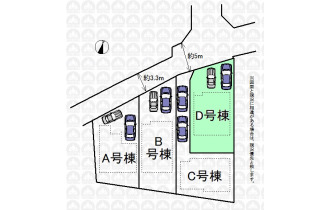 【区画図】実測図ではございません