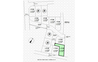 【区画図】実測図ではございません