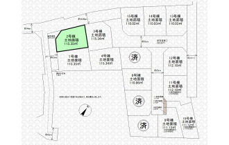 【区画図】実測図ではございません