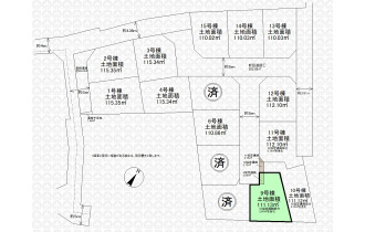 【区画図】土地面積111.13m2