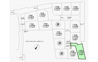 【区画図】土地面積111.12m2
