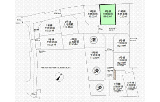 【区画図】実測図ではございません