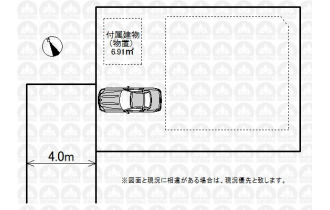 【区画図】実測図ではございません