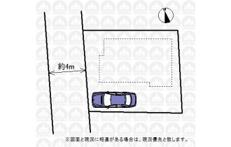【区画図】実測図ではございません
