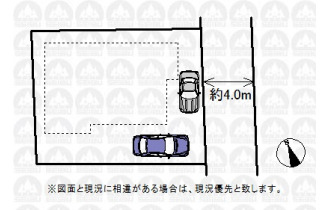 【区画図】実測図ではございません