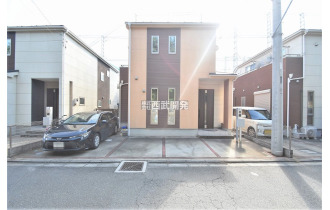 【外観】2019年9月屋根・外壁塗装済・2色使用したスタイリッシュな外観!