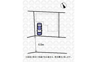 【区画図】実測図ではございません