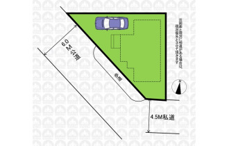 【区画図】実測図ではありません。