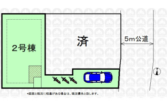 【区画図】実測図ではありません。