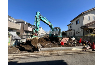 【外観】現地全体/古家解体中