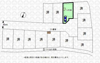 【区画図】実測図ではありません