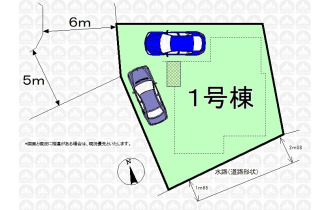 【区画図】実測図ではありません