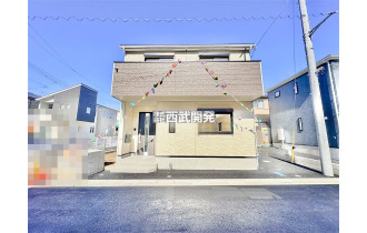 【外観】オープン外構の開放的な佇まい