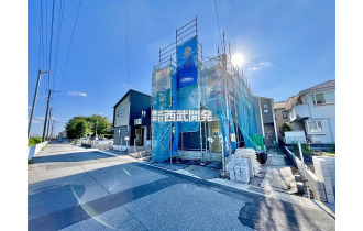 【外観】前面道路含む全景