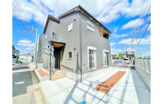 【外観】建物完成。いつでも室内を見学いただけます