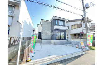 【外観】建物完成。いつでも室内を見学いただけます