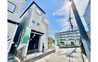 【外観】建物完成。いつでも室内を見学いただけます