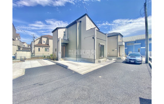 【外観】建物完成につきごゆっくりとご見学いただけます。（現地全体）