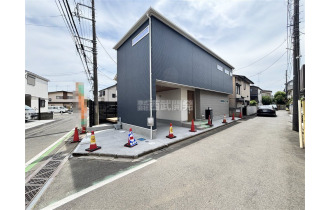 【外観】建物完成。いつでも室内を見学いただけます