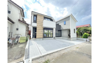 【外観】建物完成。いつでも室内を見学いただけます/現地全体