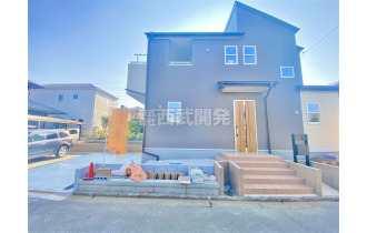 【外観】建物完成。いつでも室内を見学いただけます